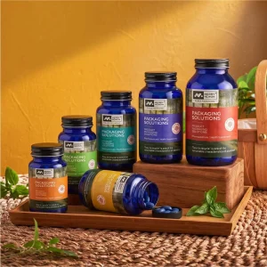 Pharmaceutical Glass Bottle for Pills Capsules Tablets and Vitamins