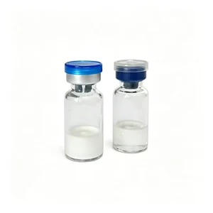Pharmaceutical Grade Tubular Glass Vials with Rubber Stoppers for Sealed Liquid Raw Material Packaging