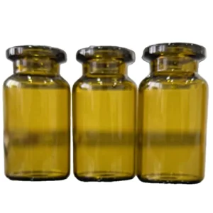 Pharmaceutical Injection Low Borosilicate Amber Glass Vial 10ml with Rubber Stopper and Screen Printing