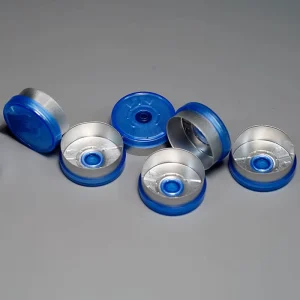 Pharmaceutical Packaging Vials with Transparent Glass Bottle and Aluminium Plastic Cap Lids Bottle Closures