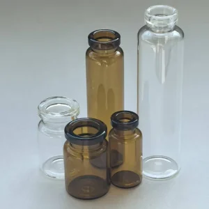 Pharmaceutical grade Medical Aesthetic USP Type I Neutral Borosilicate Glass Vials 2ml Threaded Sample Vials Silk Screen Printed