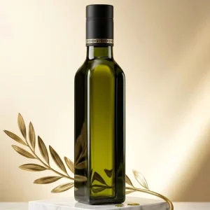 Popular Best Selling 250ml Dark Green Glass Oil Bottle Household Packaging for Edible Oils Extra Thick in Stock
