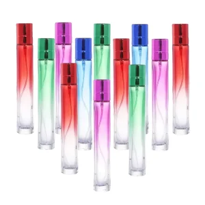 Portable 30ml Cylindrical Spray Perfume Bottle With Screw Cap