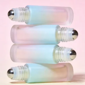 Portable 3ml 5ml 8ml 10ml Gradient Skincare Essential Oil Perfume Packaging Empty Glass Roller Bottles