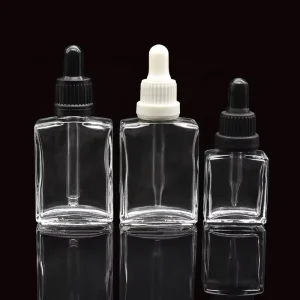 Portable Cosmetic Packaging Bottles 15ml 30ml Glass Beard Oil Essential Oil Essence Oil Perfume Oils Dropper Bottles