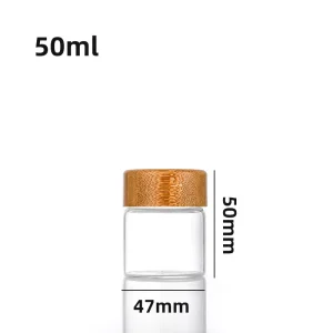 Portable Glass Capsule Bottle Vitamin Pill Container 10ml Screw Cap Supplement Packaging Jar Healthcare Nutritional