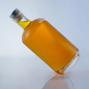 Premium Brandy Vodka Gin Bottle 375ml 500ml 700ml 750ml Capacity Round Empty Glass Bottle with Cork