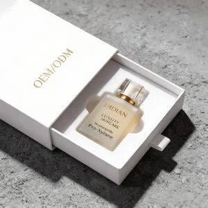Premium Flat Square Refillable Glass Spray Bottles Empty Container 30ml 50ml Frosted Perfume Bottle 100ml with Packaging Box