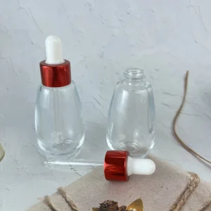 Premium Glass Essential Oil Dropper Bottle Empty Portable Serum Refill Container