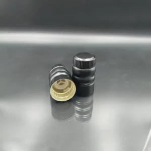 Premium Leak Proof Whisky Bottle Cap Glass Tamper Evident Aluminum Plastic Bottle Closures for Vodka