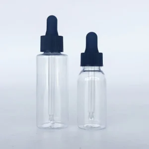 Premium Mini PET Liquid Storage Bottle with Dropper Cap for Cosmetic Essence Oil Skincare Refill Storage Use