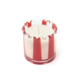 Premium Modern Red Soy Wax Cylinder Candle Glass Jar Eco Friendly Aroma Candle for Wedding Easter Christmas Holiday Home Decor