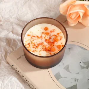 Private Label Glass Jar Home Fragrance Long-Lasting Soy Wax Aroma Candle