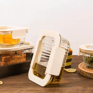 Professional Best Glass Food Storage Containers Set Glass Food Container With Lid for Kitchen