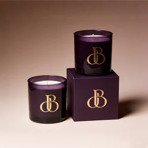 Purple Round Glass Candle Jars, 6oz 10oz 12oz, with Packing Box