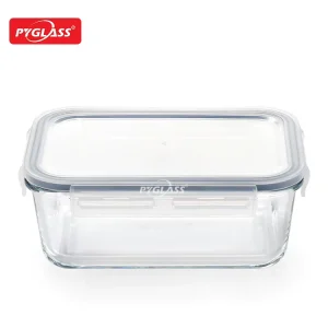 Pyglass Glass Containers Storage Glass Candy Box Container Glass Food Box Container
