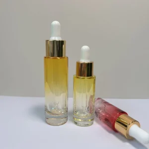 Quality Assurance 10ml 15ml 30ml 50ml Round Transparent Dropper Thick Bottom Slender Glass Bottles