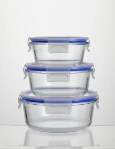 Quality Goods Glass container for food storage kitchen storage glass container