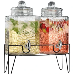 Quality Round Giant Mason Jar Beverage Dispenser with Lid 1 Gallon 2 Gallon Glass Kitchen Party Modern Glass Jug 5l Machine Made