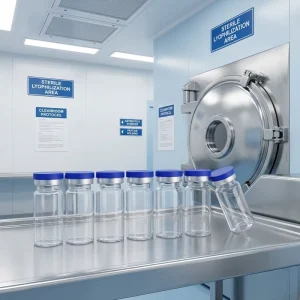 RTU Ready to Use 5ml Sterile Glass Vials Type Borosilicate Pre Washed Depyrogenated for Pharmaceutical