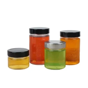 Recycle Safety Hermetic Unique Cookie Honey Food Candy Glass Jar Packaging