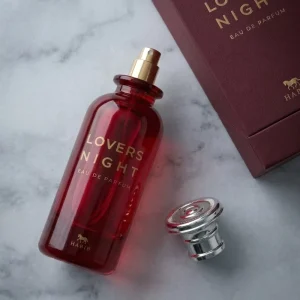 Red Cylinder Glass Spray Perfume Bottle with Screw Cap 30ml 100ml