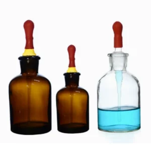 Red Rubber Dropper Bottle Glass Dropper Bottle Tea Brown Dropper Bottle 60ml 125ml 250ml