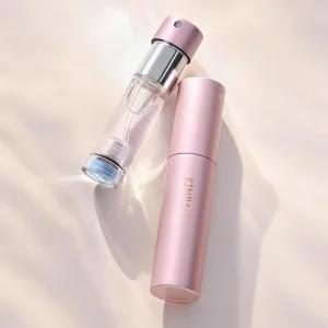 Refillable Empty Round 5ml Screw Neck Vial Perfume Pump Atomizer Travel Portable Mini Bottom Perfume Spray Bottle by KINPACK