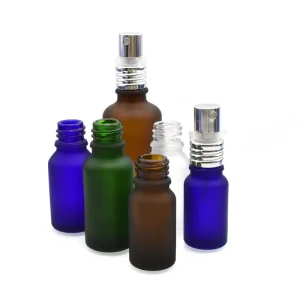 Refillable Frosted Glass Cosmetic Perfume Sprayer Bottle 5ml-100ml Fine Mist Atomizer with Pump Head