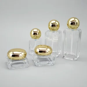 Refillable Glass Pump Bottles Cream Jars Empty Cosmetic Containers Pump Sprayer Screen Printing 100pcs MOQ Skin Care Serum