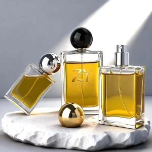 Refillable Square Glass Perfume Spray Bottle With Ball Cap 30ml 50ml 100ml Atomizer