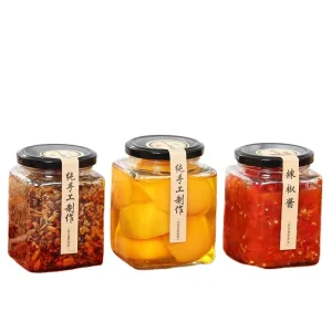 Regular Mouth Mason Jars 16oz Clear Glass Jars with Silver Metal Lids for Sealing and Canning