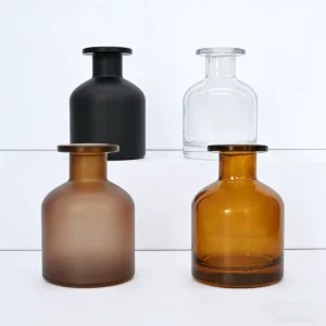 Reusable 100ml 150ml 200ml Custom Label Glass Reed Diffuser Bottle Aromatherapy Container Packaging Manufacturer Supply