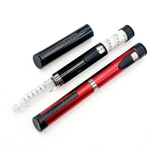Reusable & Adjustable Injection Pen 3ml 60 IU Cartridge Metal Cap for Skincare Use
