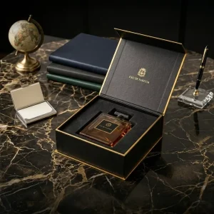 Rigid Cosmetic Box Packaging with Custom Insert and Finish