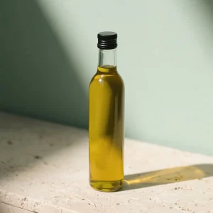 Round 100ml Amber, Green, or Brown Glass Vegetable Oil Bottle