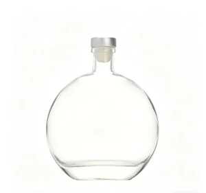 Round Cold Extraction Glass Bottle 250ml with Lids for Cold Tea and Beverages