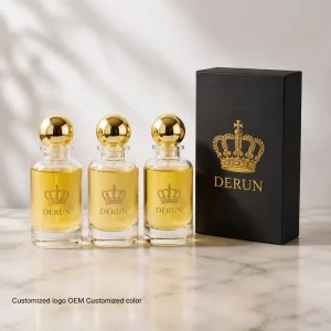 Round Empty Glass Spray Bottle 30ml 50ml 100ml Fine Mist Perfume Atomizer
