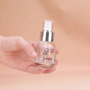 Round Glass Lotion Bottles 40 ml 100 ml 120 ml