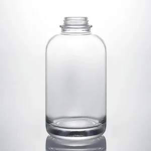 Round Shape Glass Coffee Bottles for Drink Juice Water Milk Beverage 350ml 500ml Wide Mouth Empty Glass Bottle With Screw Lid