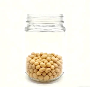 Round Wide Mouth Jam Candy Food Storage Glass Mason Jar Supplier With Metal Lid