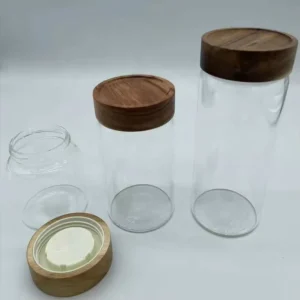 Round sealed Glass Food Storage Container