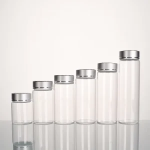 Ru Star Borosilicate Glass 37mm Storage Sugar Honey Spice Tea Bottles Pharmaceutical Packaging Screw Cap Chocolate