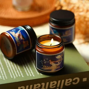 Scented Candle 12 Constellations Soy Wax Aromatherapy Candle Handmade Smokeless