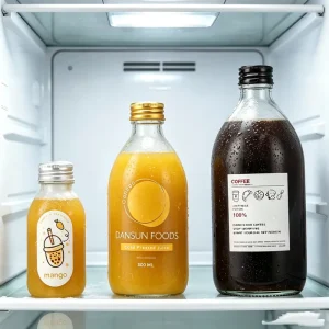 Screw Cap Glass Bottles for Juice Tea Coffee & Tequila 100ml 200ml 250ml 300ml 350ml