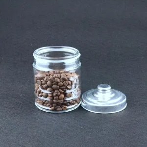 Sealable Glass Herb Storage Jar with Cover for Canning Food and Condiments