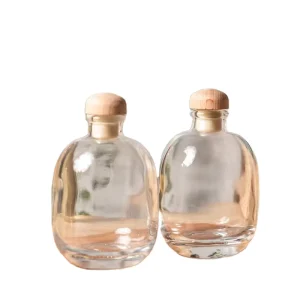 Sealed Glass Juice Bottle with Cork, 100ml 250ml 500ml, for Sparkling Drinks