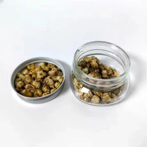 Sealed Wide Mouth Glass Mason Jar Empty Food Glass Container with Silver Aluminum Cap for Caviar or Food Packaging