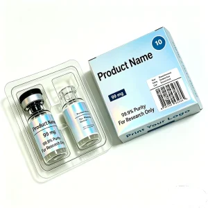Self Adhesive Peptide Artwork Label Low Temperature Storage 3ml 5ml 10ml Glass Vial Waterproof Packaging Sticker Decal