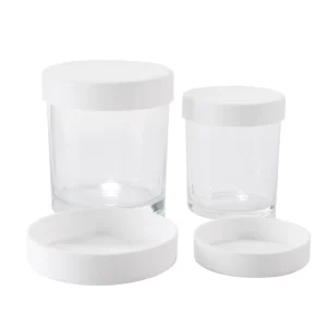 Silicone Seal Glass Covers Reusable Silicone Lids in Different Sizes and Capacities
